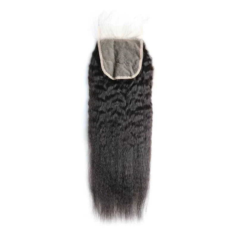 XBL Hair Miss Flawless / Lovely / Pretty Kinky Straight Human Hair Bundles with 5x5 Closure