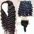 XBL Hair Miss Flawless / Lovely / Pretty Human Hair Bundles with 5x5 Closure Loose Wave